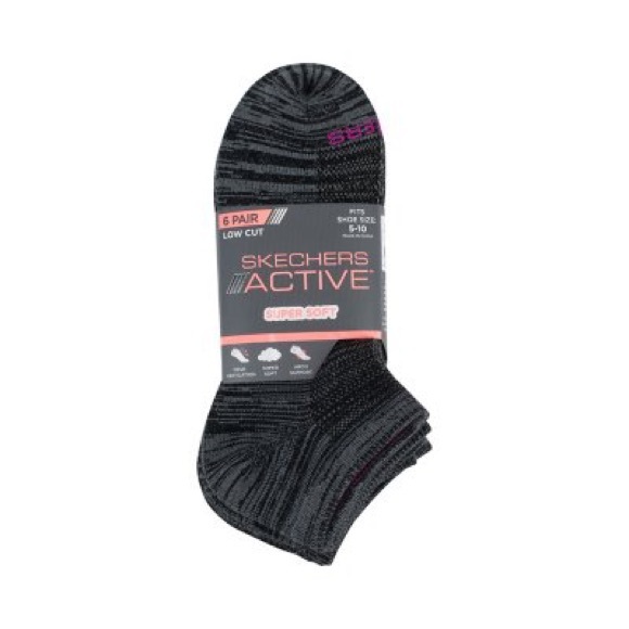 Skechers Ladies Super Soft Low Cut Sock 